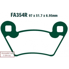 Plăcuțe de frână 97x52 mm