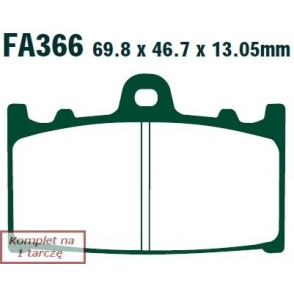 Plăcuțe de frână 70x47 mm