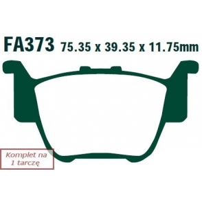 Plăcuțe de frână 75x39 mm