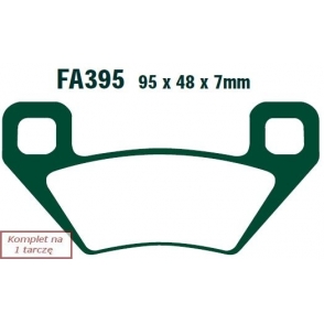 Plăcuțe de frână 95x48 mm