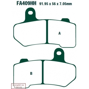Plăcuțe de frână 92x56x7,05 mm