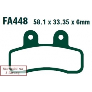 Plăcuțe de frână 58x33 mm