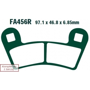 Plăcuțe de frână 97x47 mm
