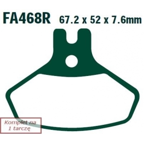 Plăcuțe de frână 67x52 mm