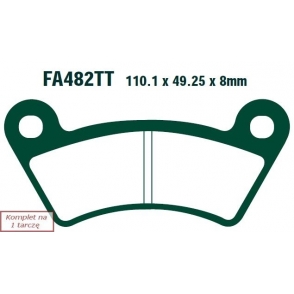 Plăcuțe de frână 110x49 mm