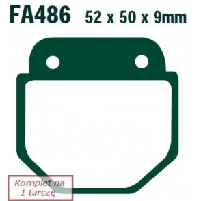 Plăcuțe de frână 50x47 mm