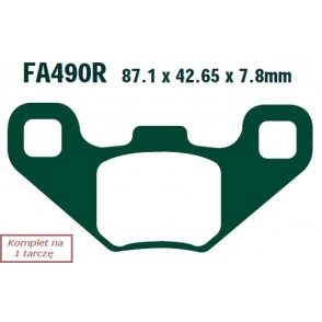 Plăcuțe de frână 87x43 mm