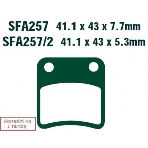 Plăcuţe de frână 41x43 mm