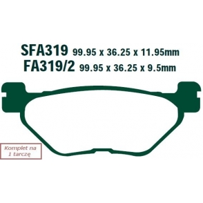Plăcuțe de frână 100x36 mm