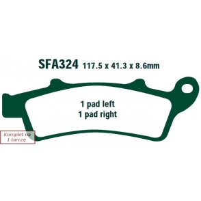 Plăcuțe de frână 118x41 mm