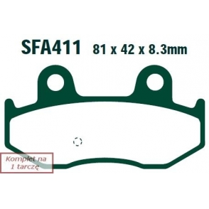 Plăcuțe de frână 81x42 mm