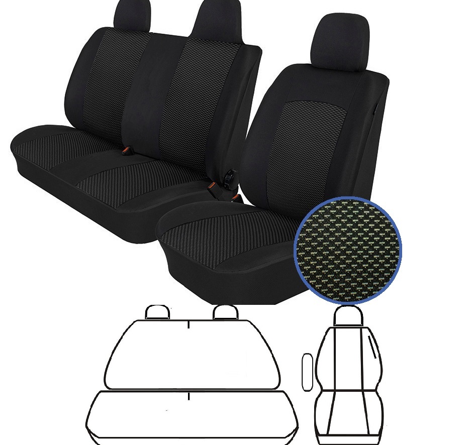 Husa scaun 2+1 negru