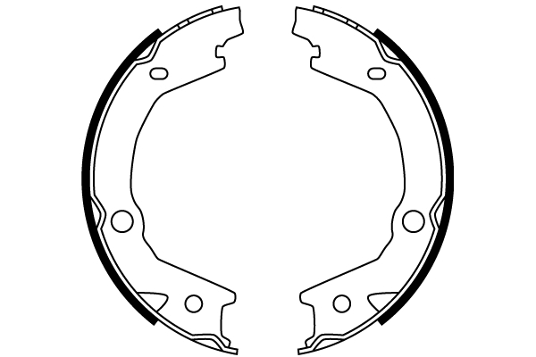 Set saboți frână 170x27 mm