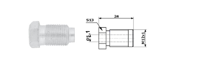 Capat PRZEWODU HAM. M12X1