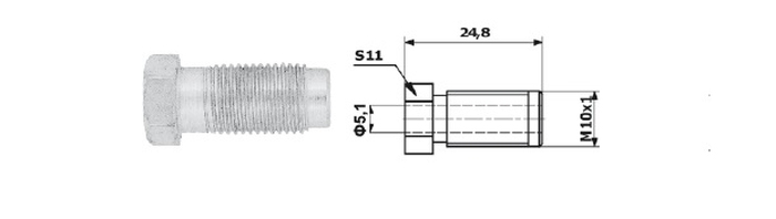 Capat PRZEWODU HAM. M10X1