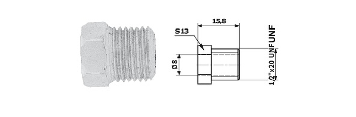 Adaptor, conducte frana