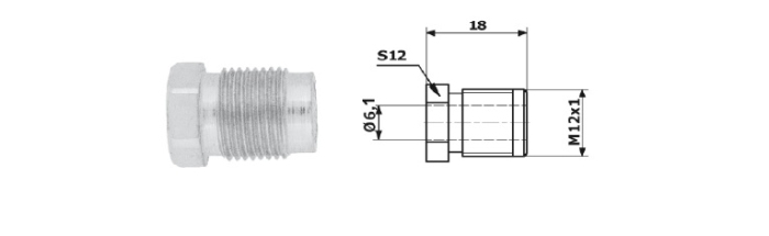 Adaptor, conducte frana