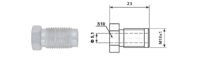 Adaptor, conducte frana