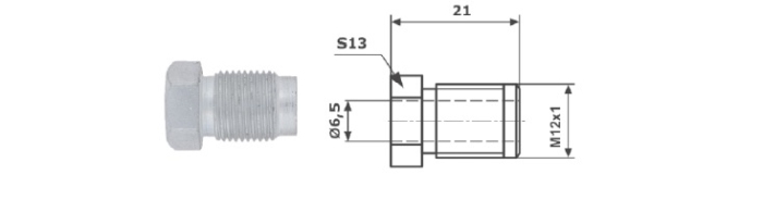 Capat PRZEWODU HAM. M12X1