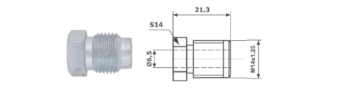 Capat PRZEWODU HAM. M14X1 25