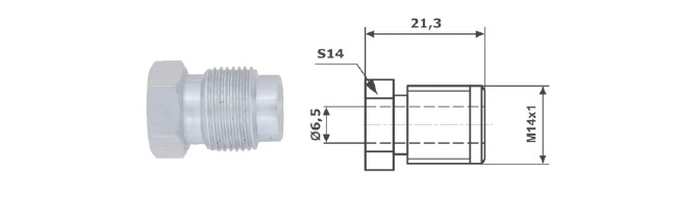 Capat PRZEWODU HAM. M14X1