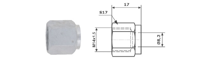 Adaptor, conducte frana