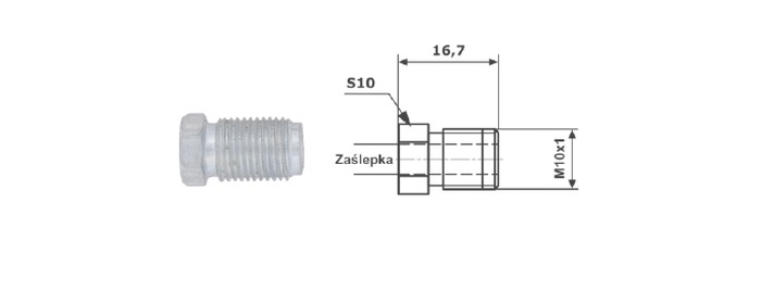 Adaptor, conducte frana