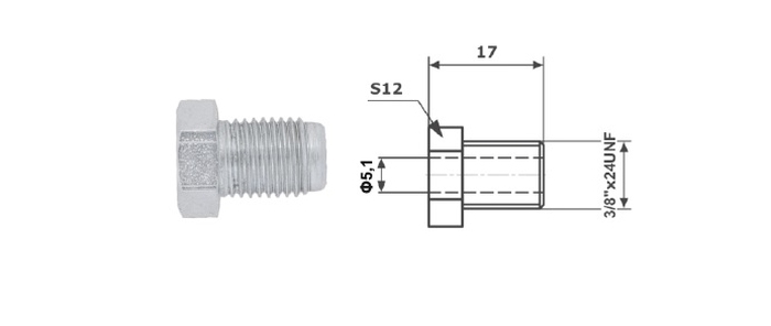 Adaptor, conducte frana