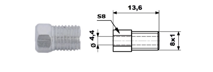 Adaptor, conducte frana