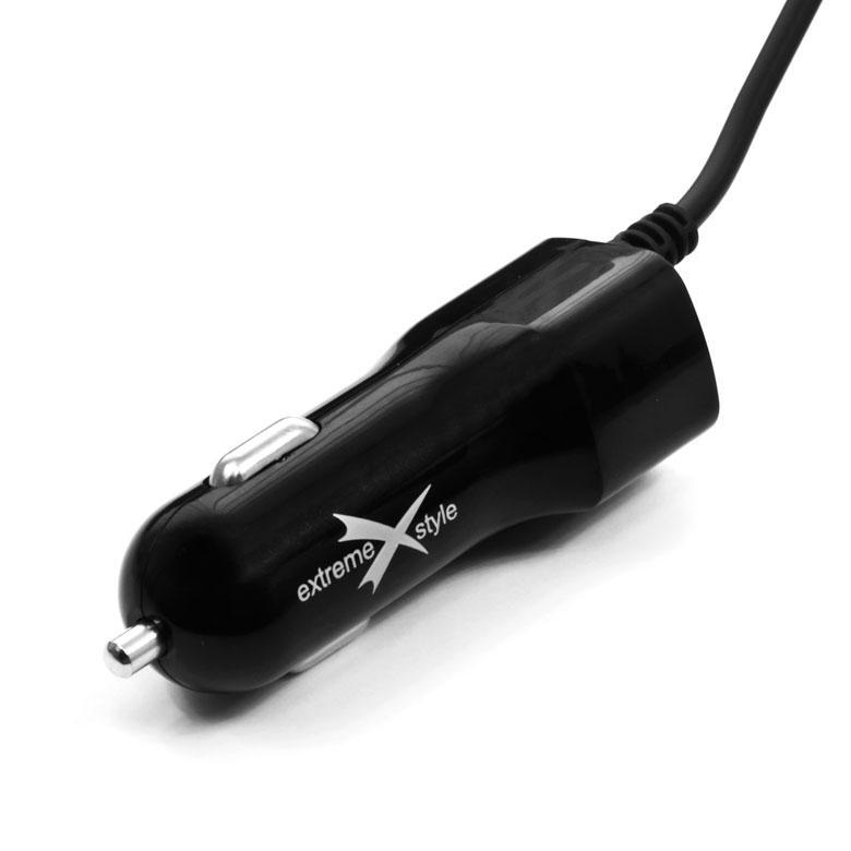 Cablu alimentare bricheta 12-24V 5V 2,1A negru