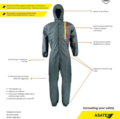 Costum de vopsea reutilizabil marime XL