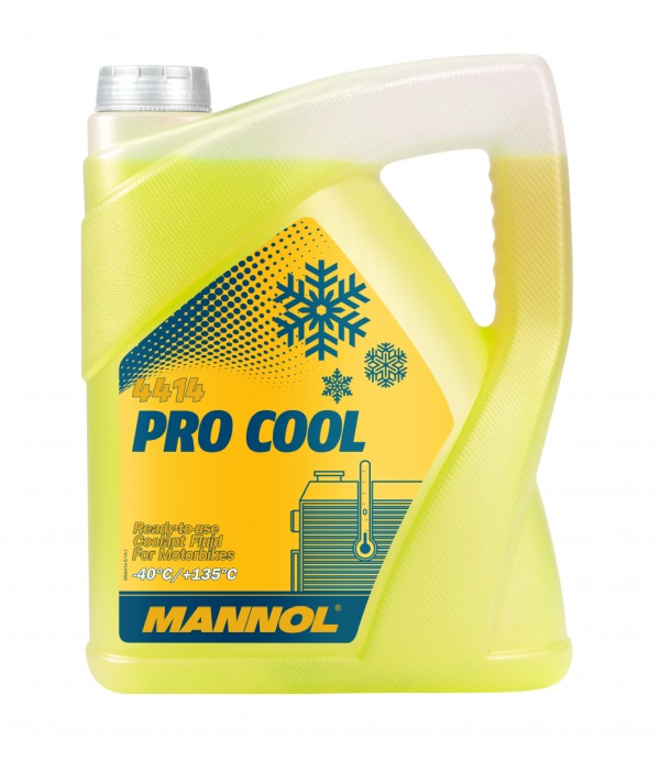 LICHID PENTRU CHLODNIC MOTO. PROCOOL 5L / -40ec PENTRU +135ec / MANNOL