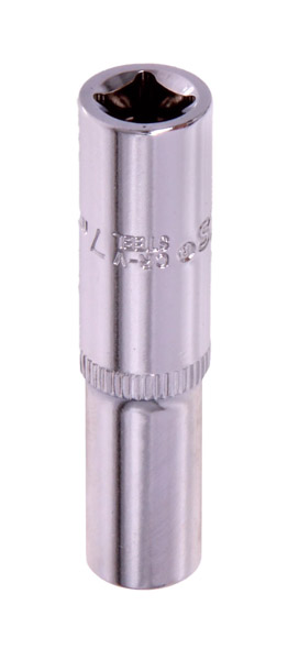 Tubulara de impact lunga 6 puncte 1/4'' 7 mm