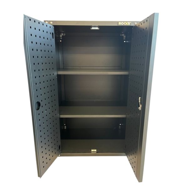 Dulap scule 2D XL negru 67,5x46,5x102,5 cm