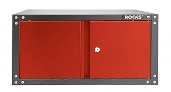 Dulap scule montat pe perete roșu 67,5x32x36 cm