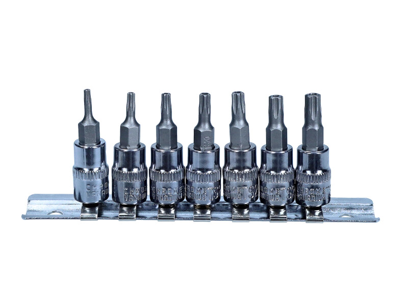 Set capete cu bilă Torx-5 1/4'' 7 piese