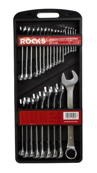 Inelare set chei combinate 26 piese 6-36 mm