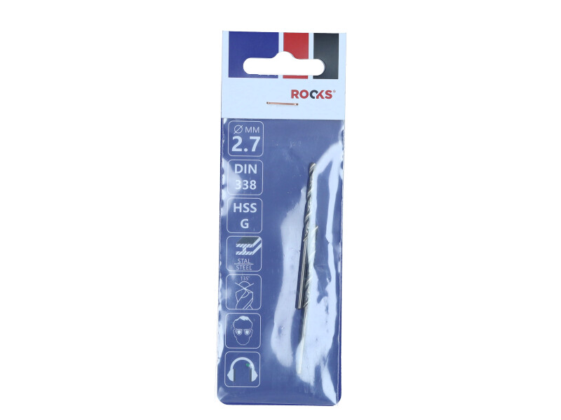 Burghiu metal 2,7 mm HSS