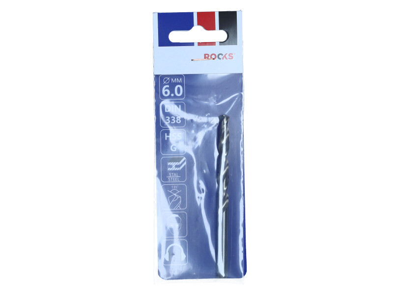 Burghiu metal 6 mm HSS