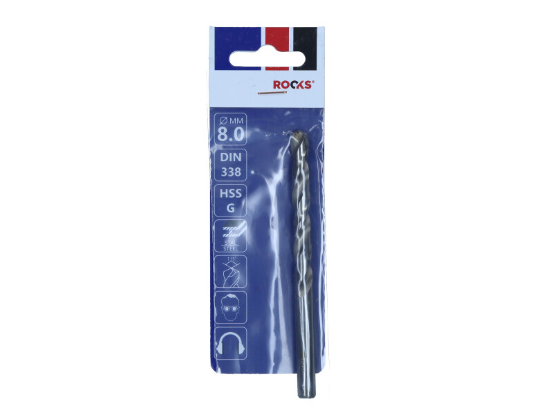 Burghiu metal 8 mm HSS