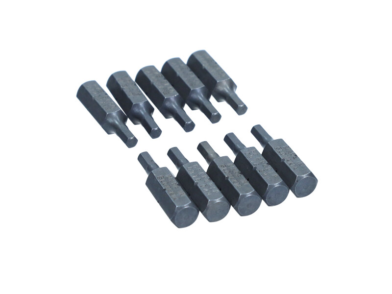 Bit de insurubat 1/4''x25 mm HEX 3 set 10 bucati
