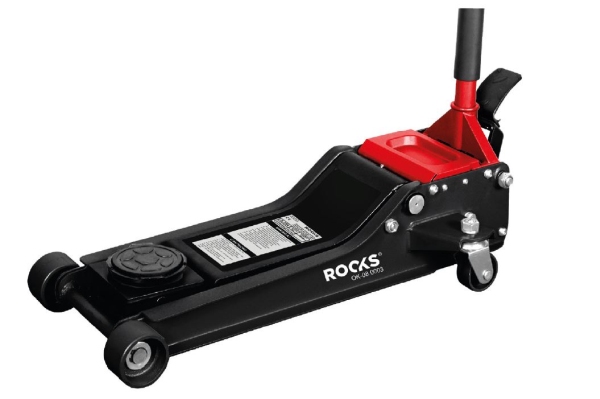 Cric Hidraulic Cu Profil Redus 3 25 Tone Cu Douc Pistoane 95-520 Mm Pedalac ROOKS