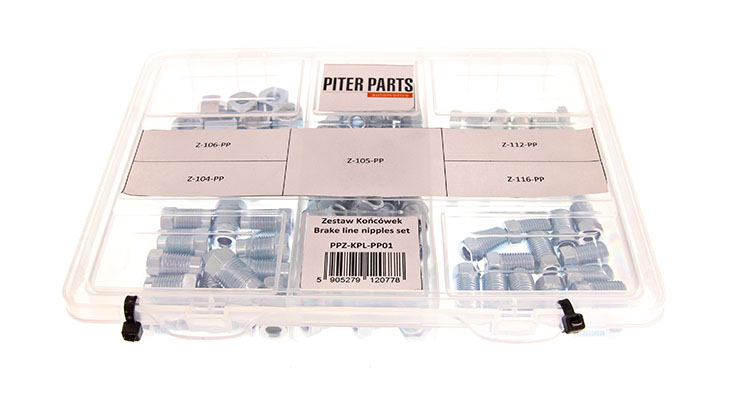 SET koncowek pentru przewodow hamulcowych 115 bucati