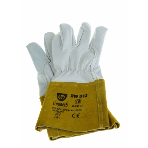 Manusi protectie sudori galbene piele TIG