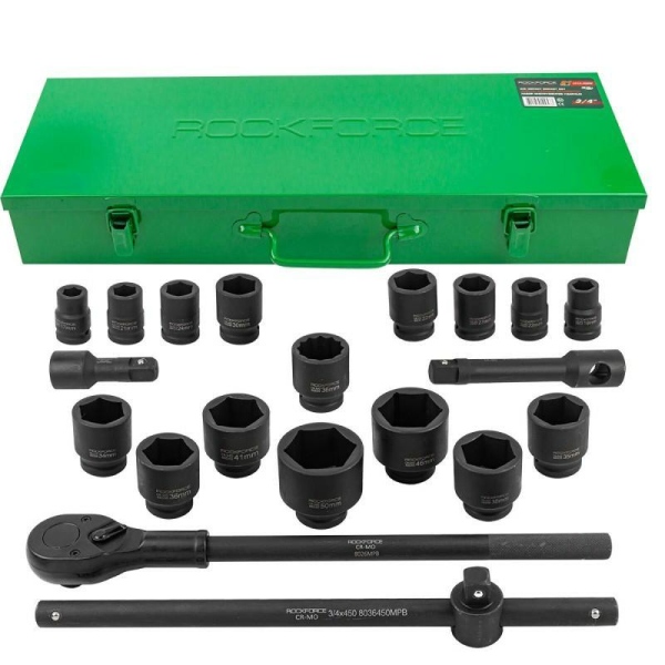Set scule impact 3/4'' 21 piese
