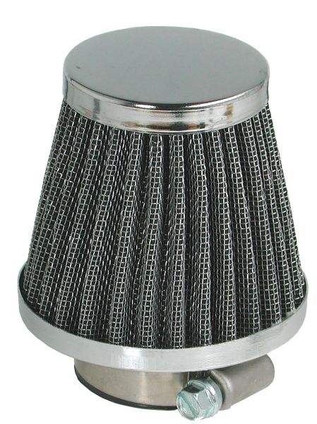 Filtru aer motocicletă conic D38 drept lung