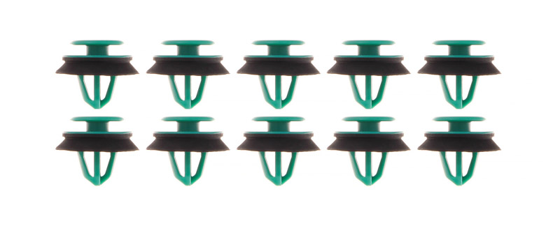 Clemă tapiserie verde 17x17 mm