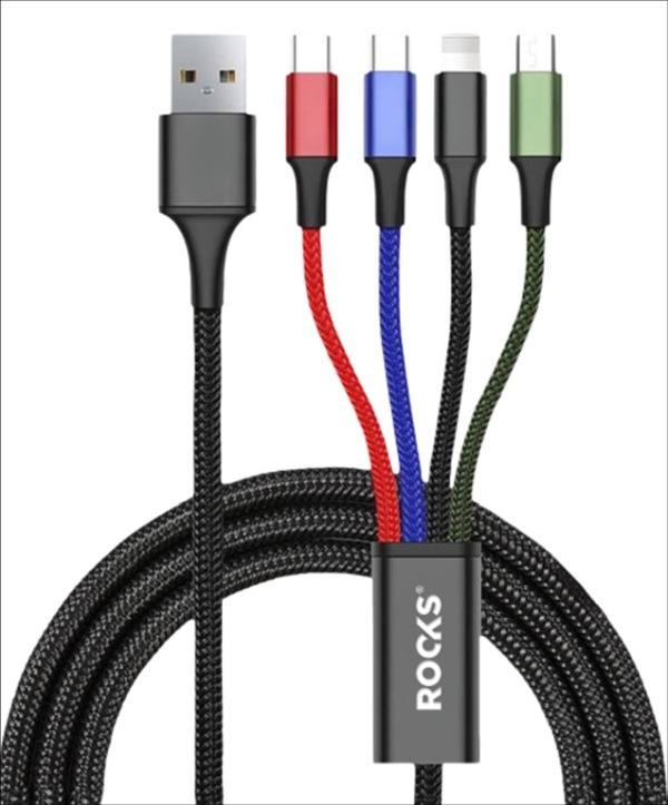 CABLU BASEUS - 4 Capete - Z LOGO ROOKS