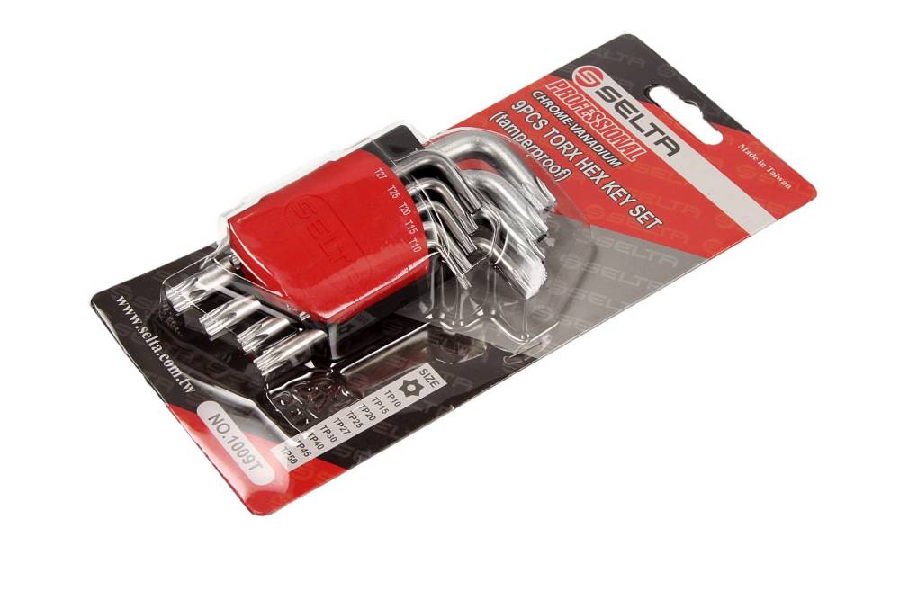 Chei cu bilă Torx de securitate 9 piese TS10-TS50