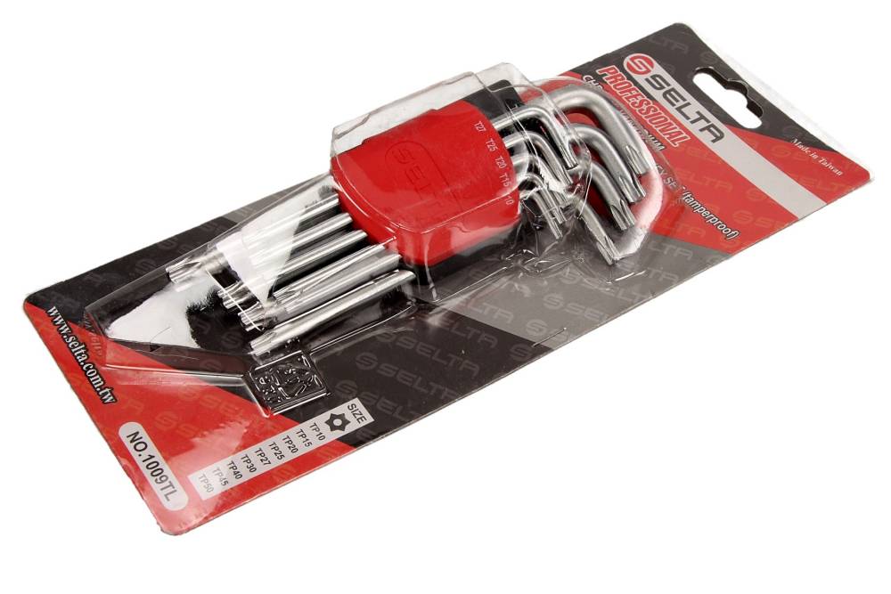 Chei cu bilă hexagonale de securitate Torx lungi